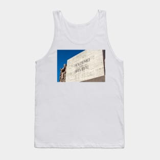 For Fatherland and Freedom inscribed on the Freedom Monument Tank Top